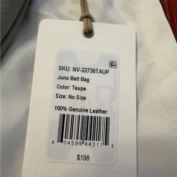 HOBO Taupe Leather Hobo with Gold Stud Accent - Picture 4 of 5